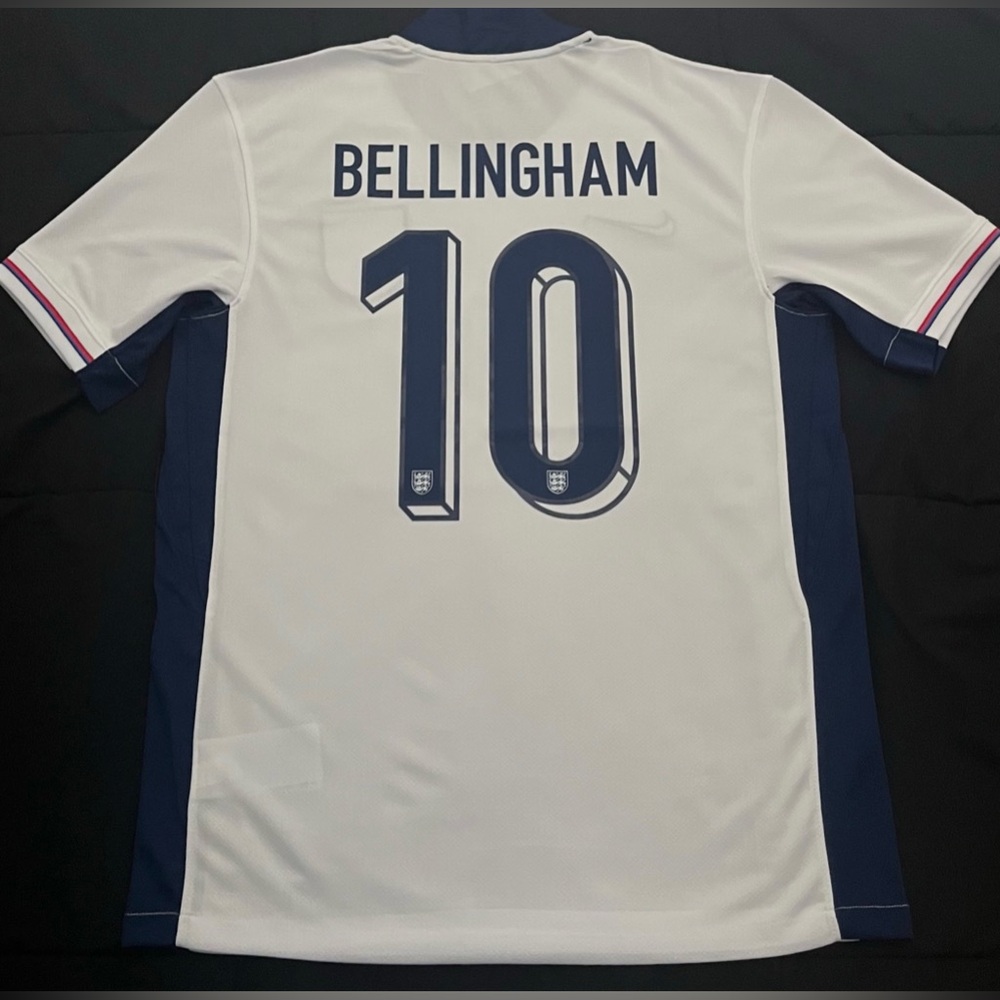 Bellingham #10 England 2024 Euro Jersey s-m Soccer